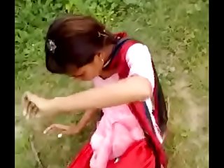 Desi Spread out Outdoor Sex With Hindi Audio