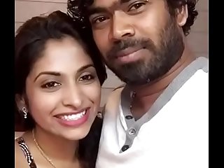 Cricketer Malinga together with his girlfriend